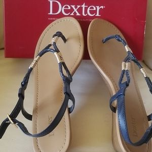 Dexter navy rope sandals